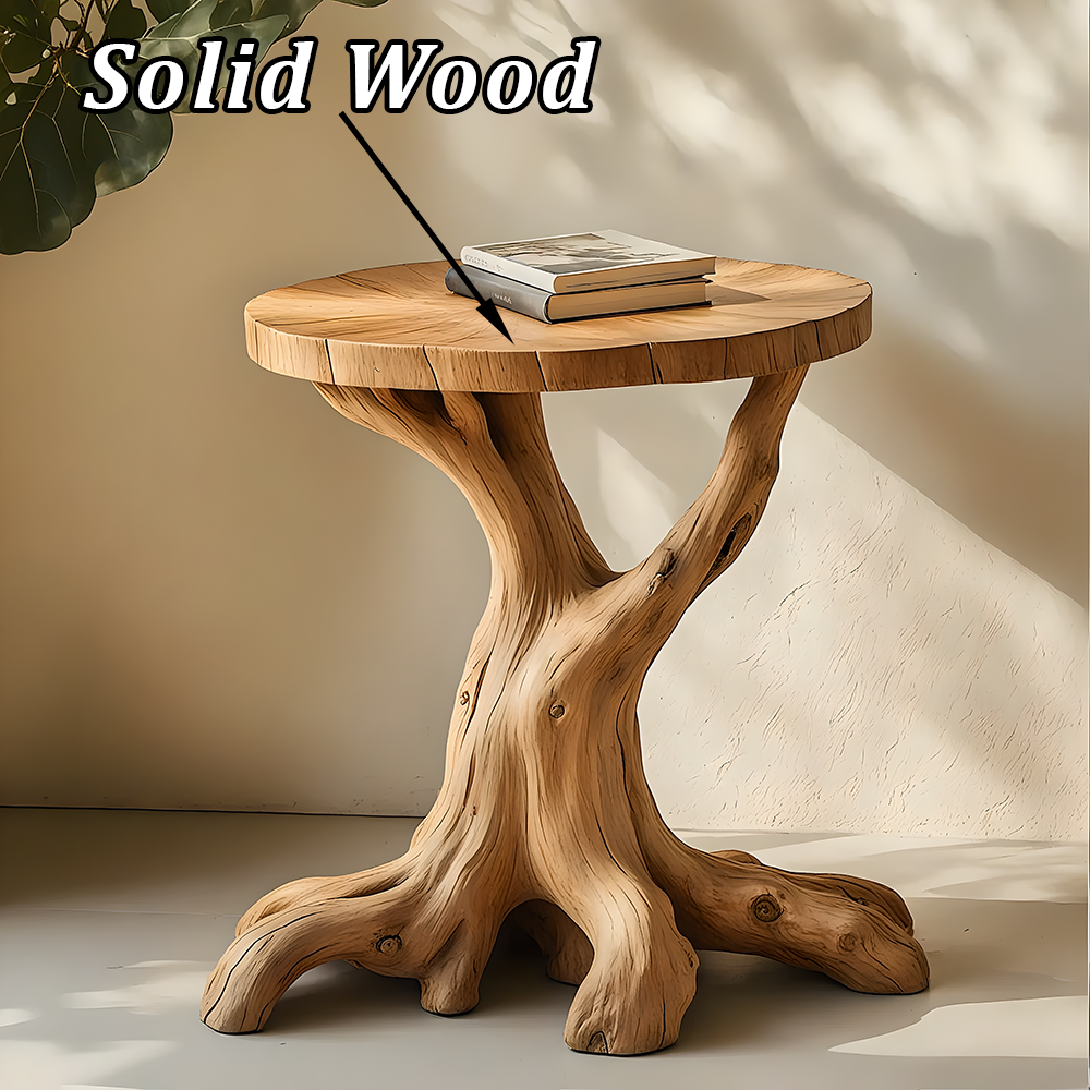 Natural Solid Wood Table – A Unique Statement Piece for Your Home