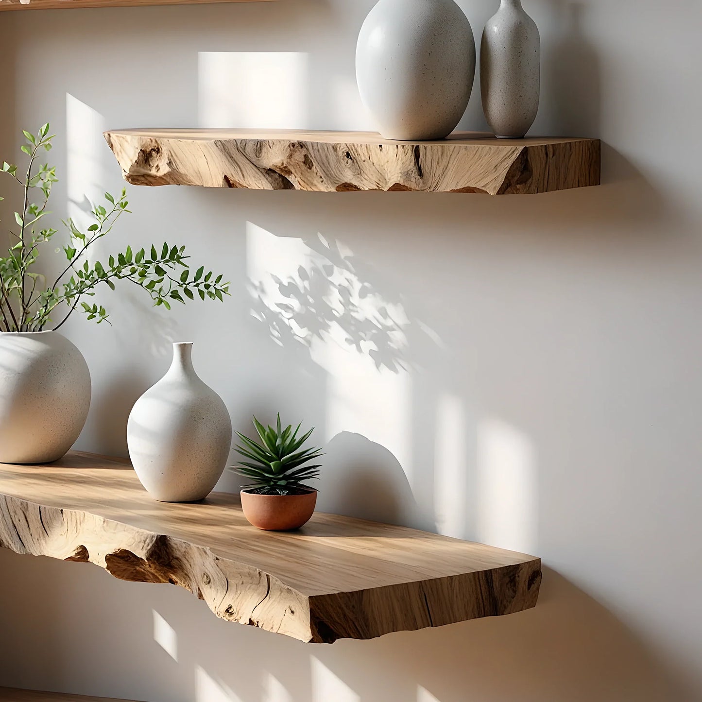 Floating Corner Shelf, Live Edge Floating Shelf, Bookshelf Decoration, Corner Wall Shelf, Walnut