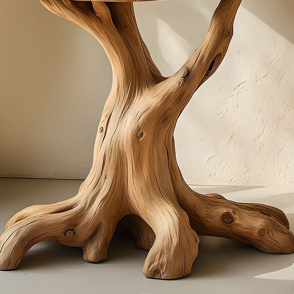 Natural Solid Wood Table – A Unique Statement Piece for Your Home