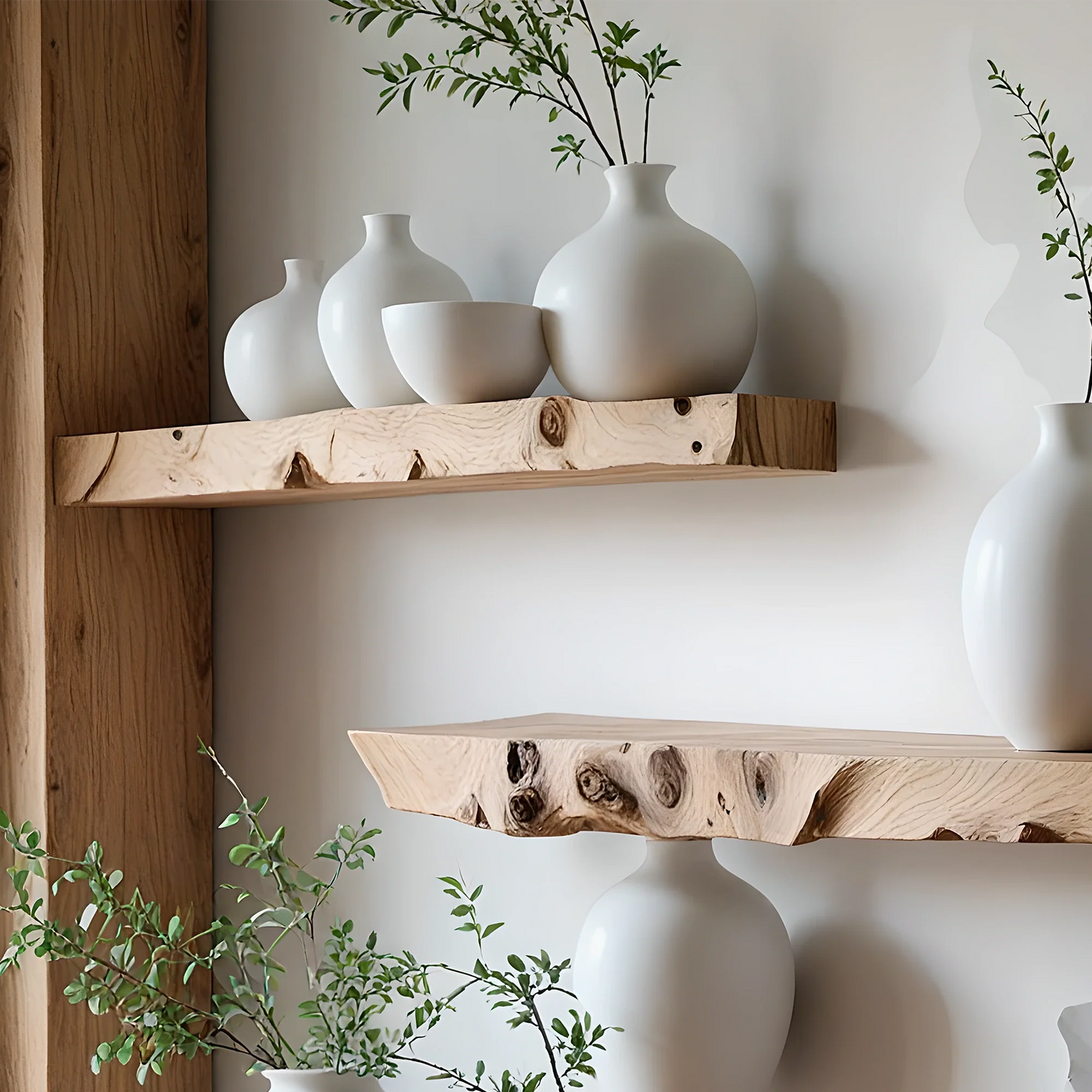 Floating shelf live edge floating shelves solid wood shelving solid walnut display shelf desk shelf unique home decor