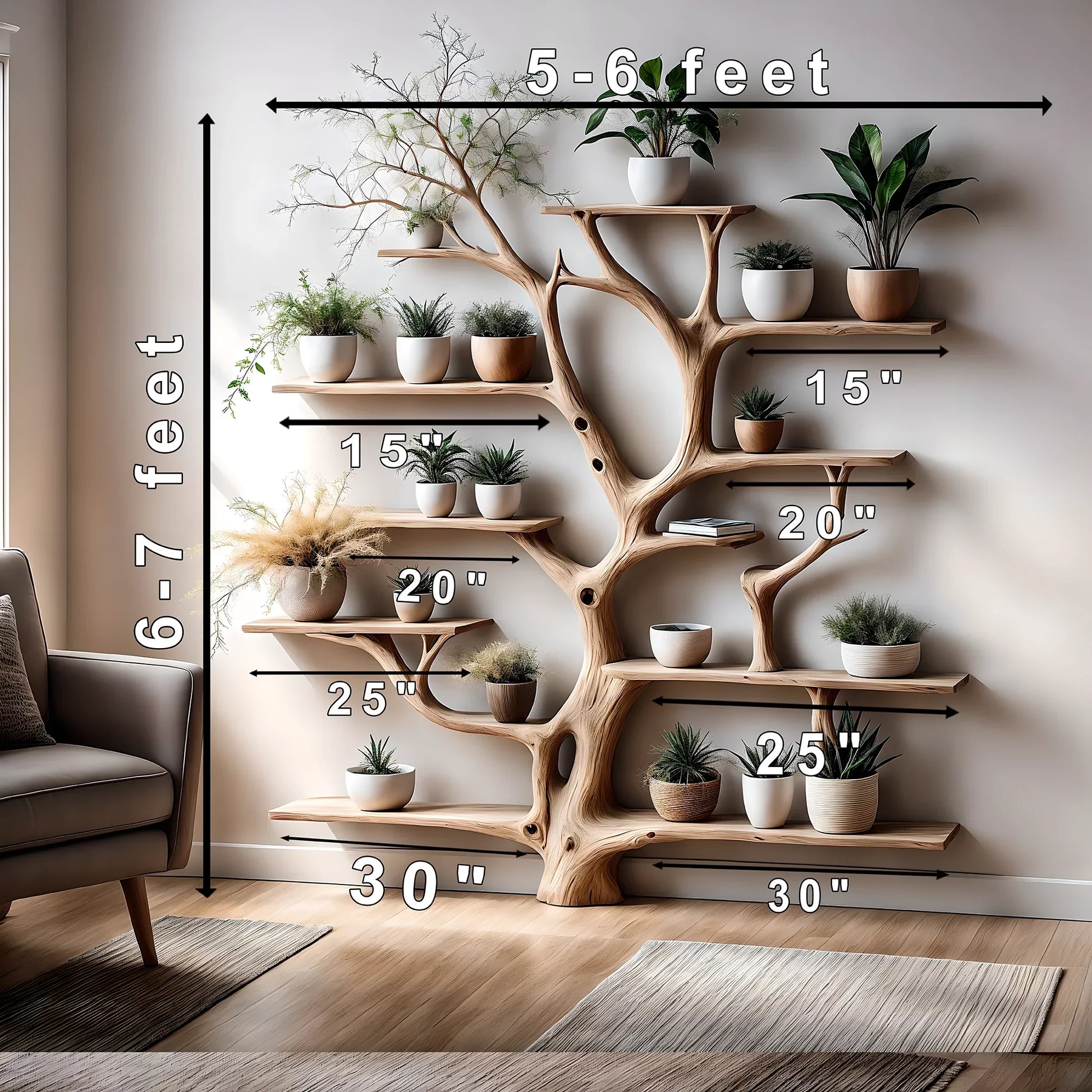 bookshelf, decorative shelf, tree shaped bookshelf, children's room shelf 