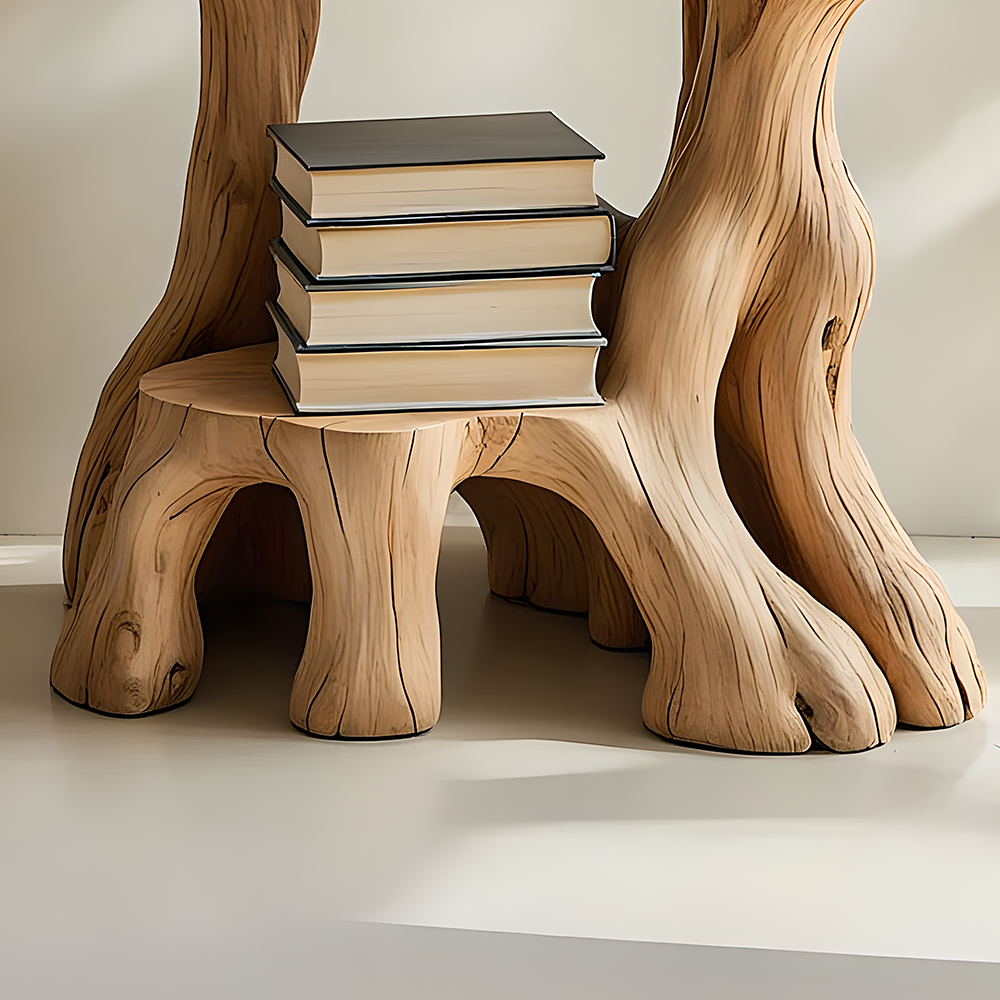 Handmade Solid Wood End Table – A Work of Art for Your Home