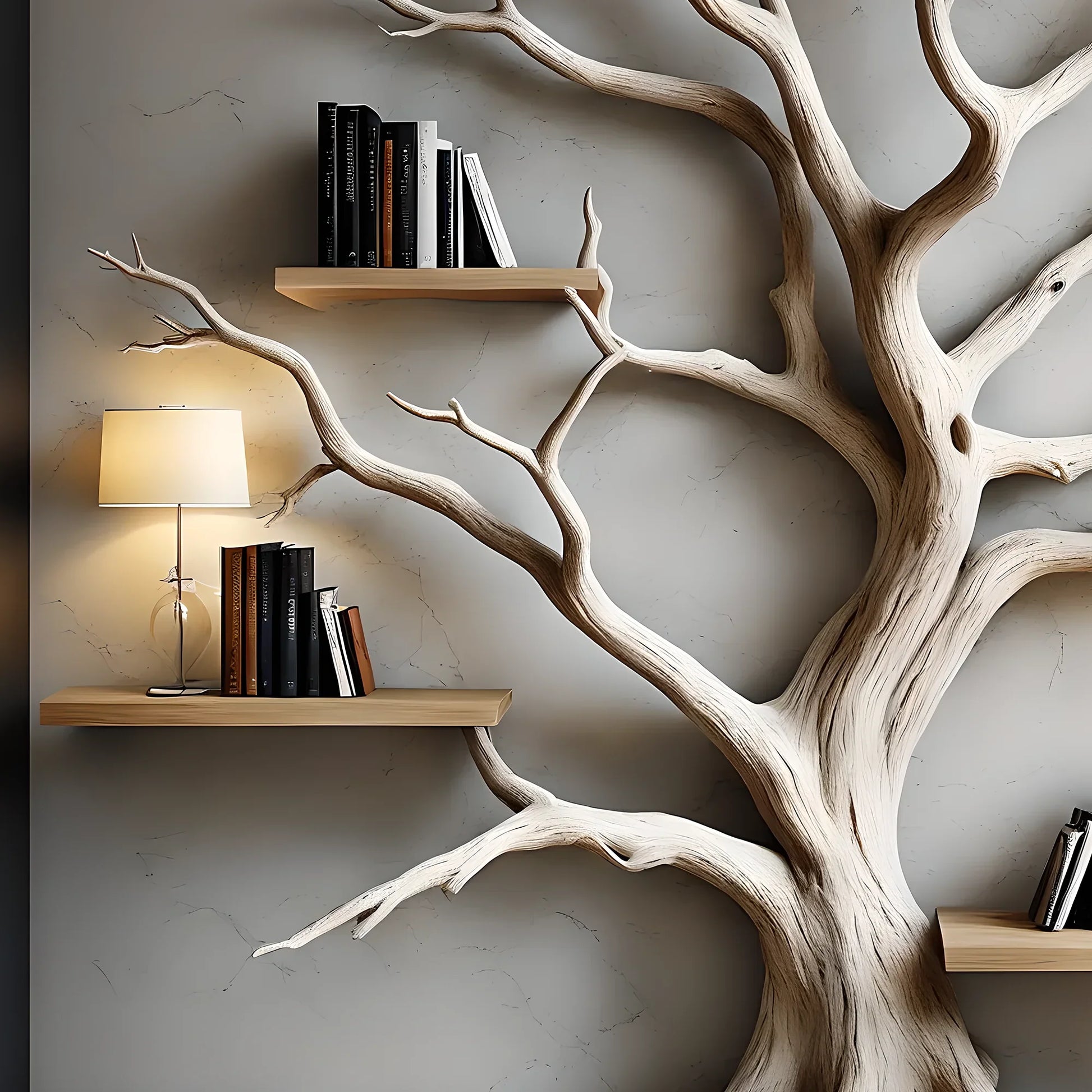 Bookshelf shaped like an old tree, bookshelf for home decoration 