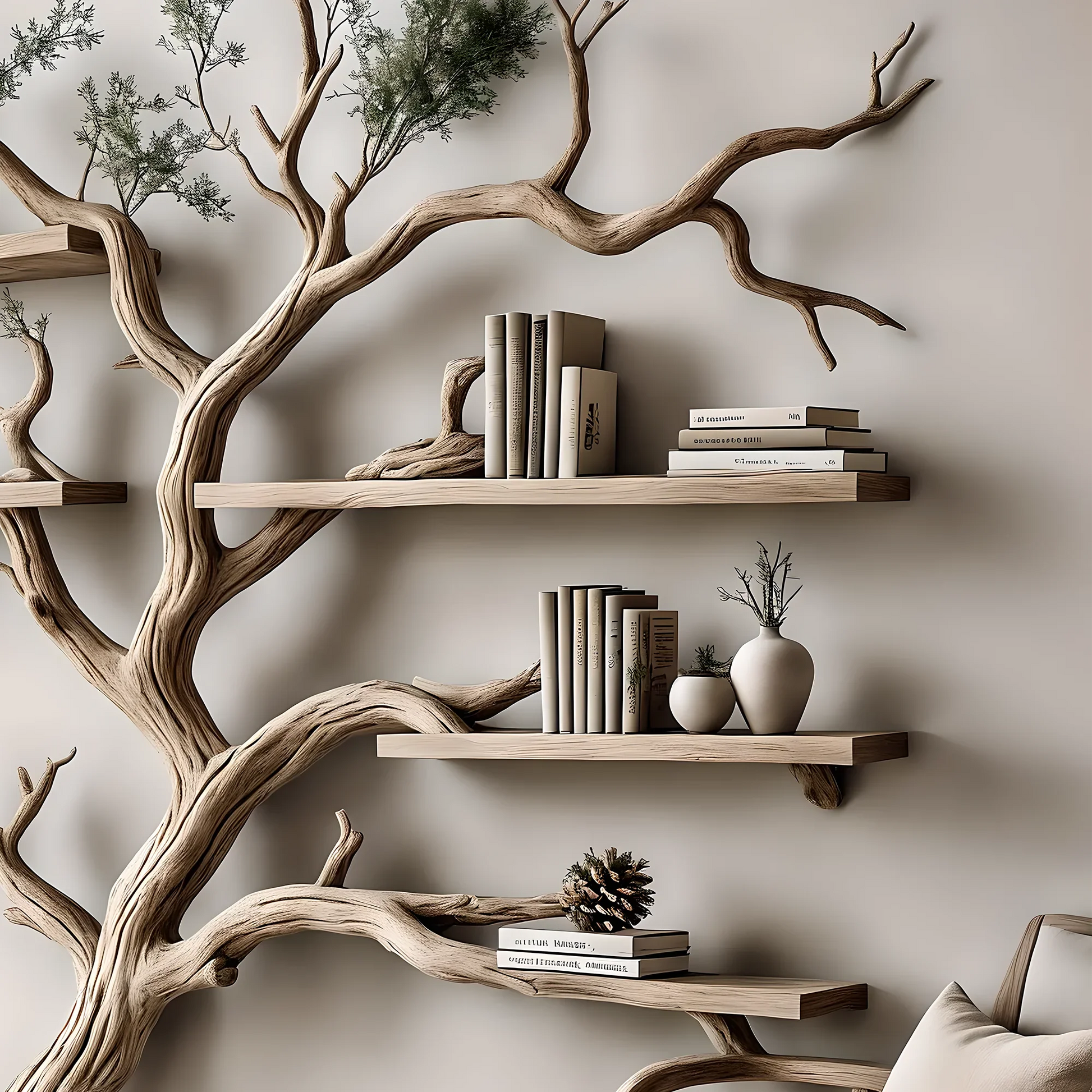 100% handmade bookshelf made of pine wood, nursery decoration, baby room decoration, bookcase 
